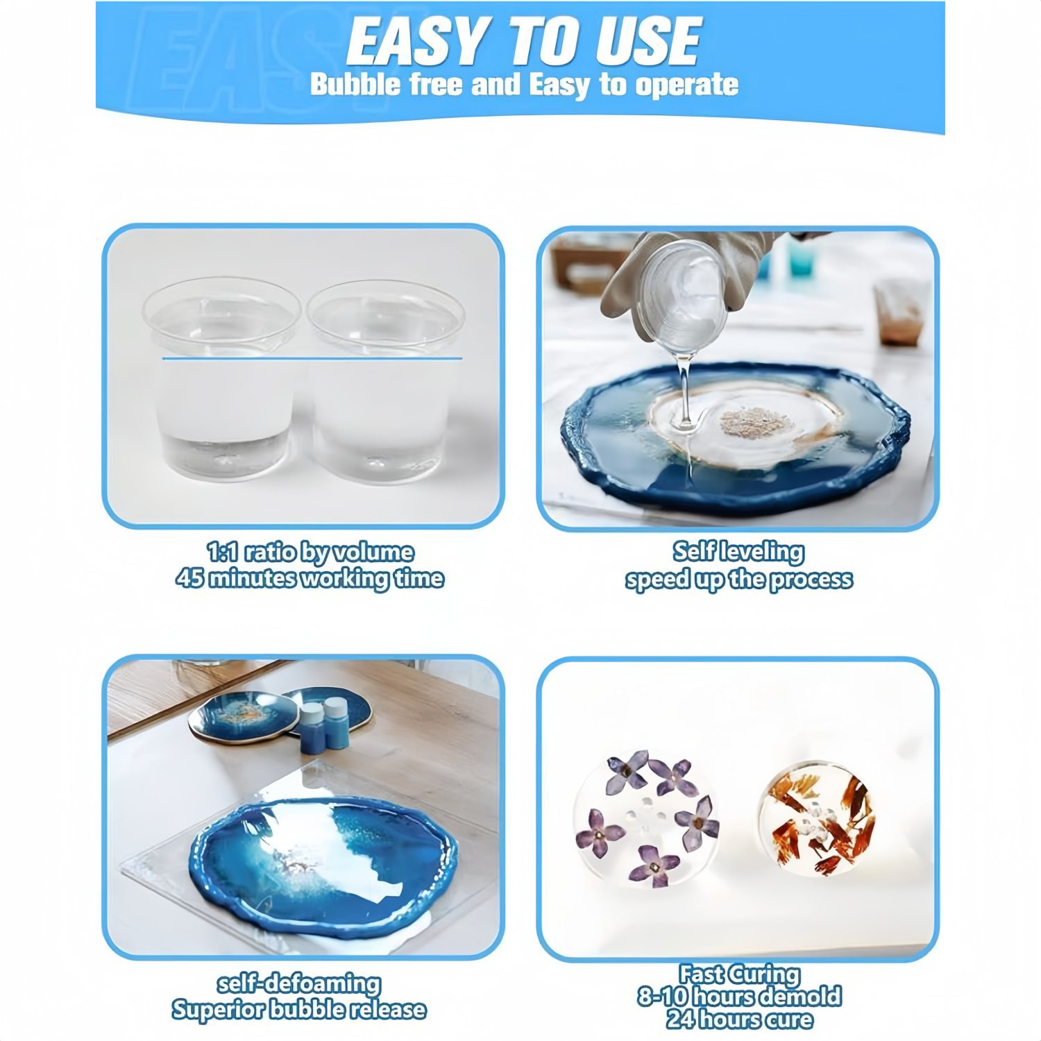 16.9oz Clear Epoxy Resin Kit C - đánh giá và giá Resin Jewelry Kit