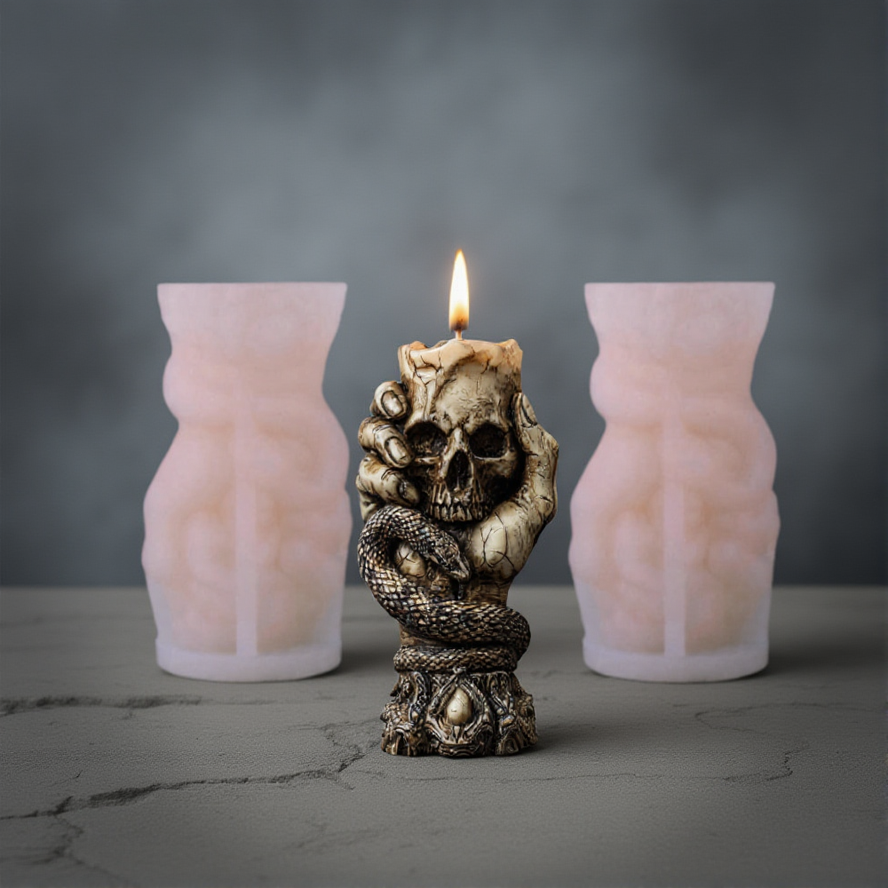 Halloween Skull Aroma Candle S - đánh giá và giá Resin Craft Workshop