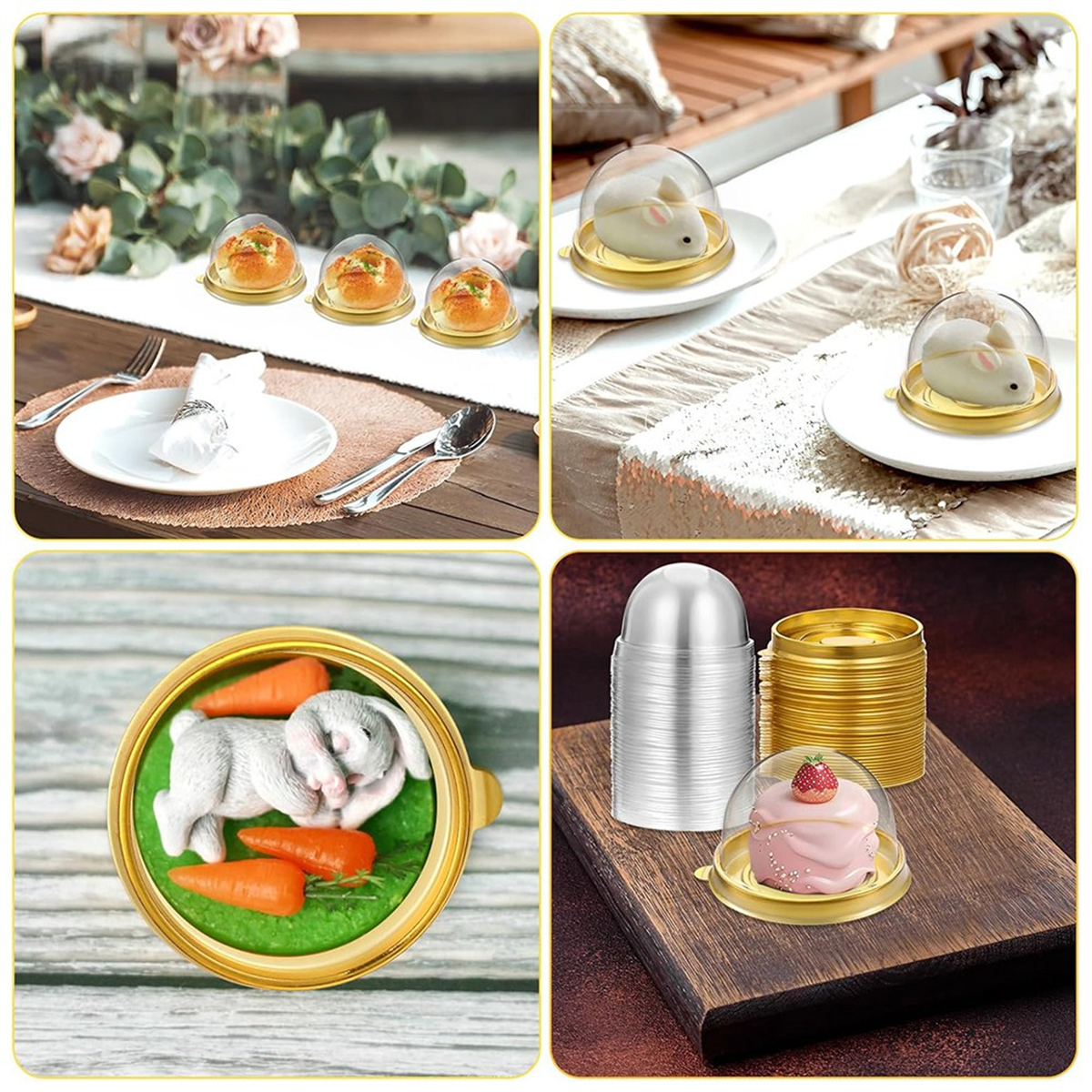 A06K Charcuterie Domes with Li - đánh giá và giá Dome Mold Clear