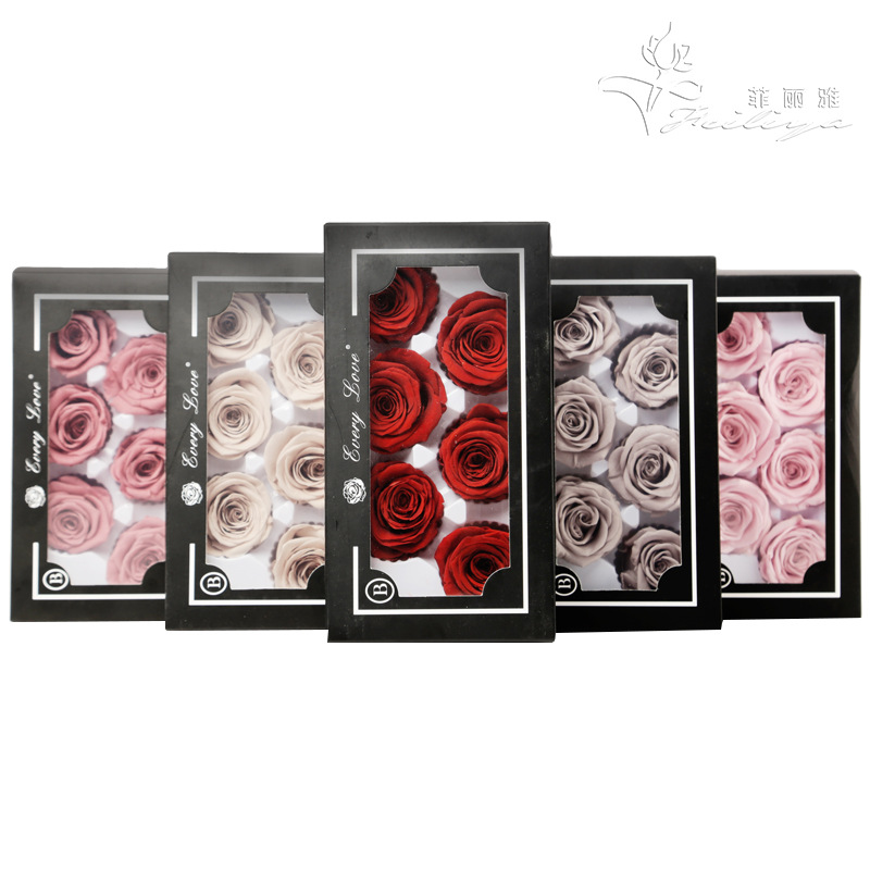 6pcs Eternal Rose Flower Heads - đánh giá và giá Dried Flower Bulk