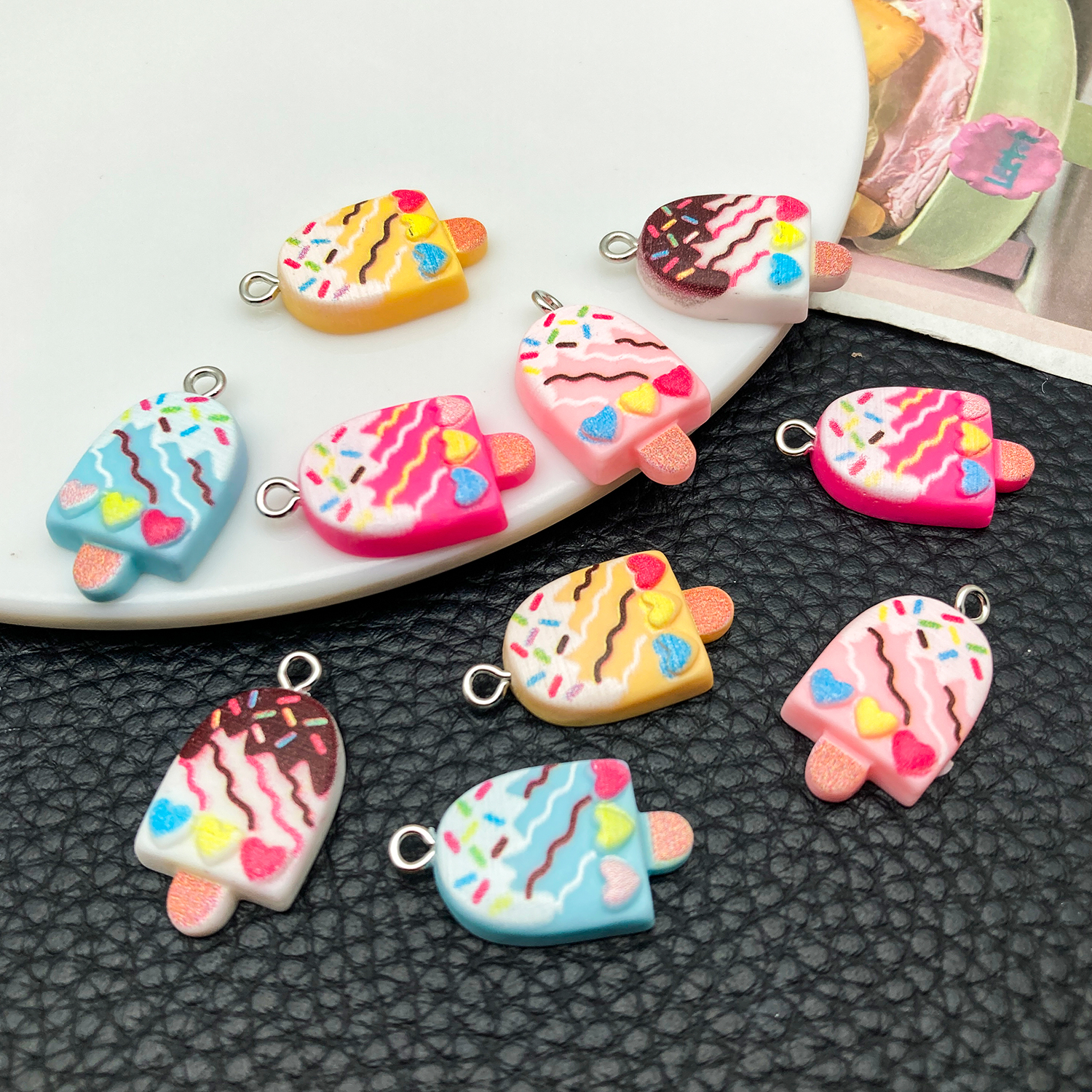 5/10pcs Cute Fashion Resin Acr - đánh giá và giá Resin Craft Projects