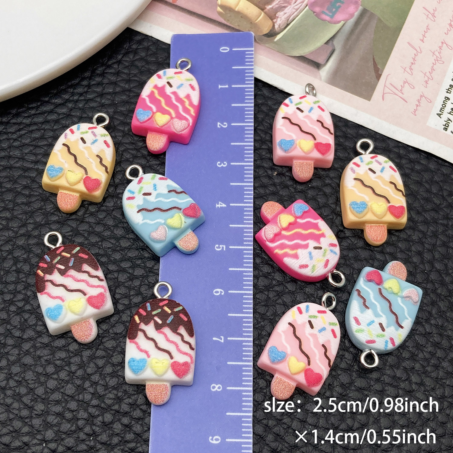 5/10pcs Cute Fashion Resin Acr - đánh giá và giá Resin Craft Projects
