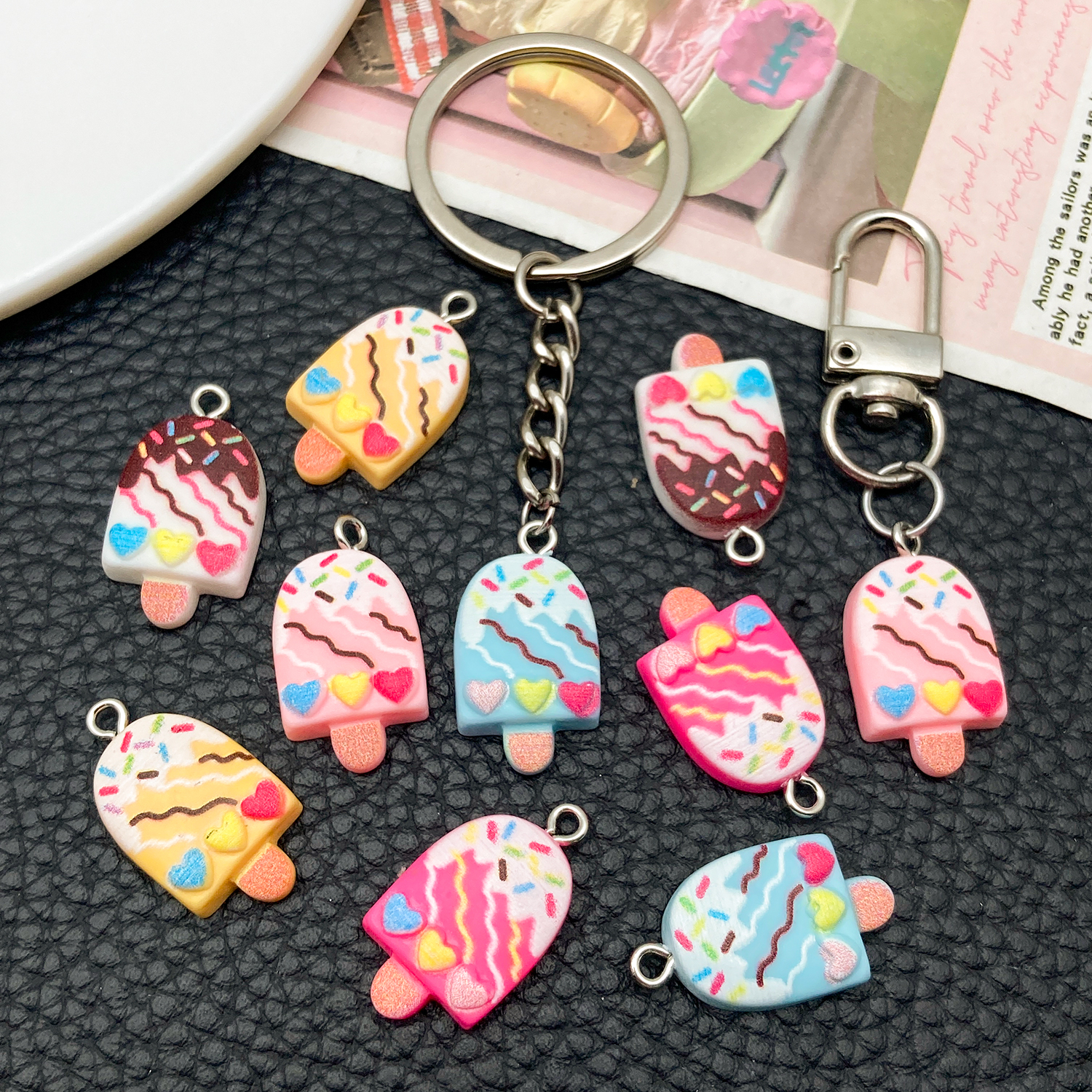 5/10pcs Cute Fashion Resin Acr - đánh giá và giá Resin Craft Projects