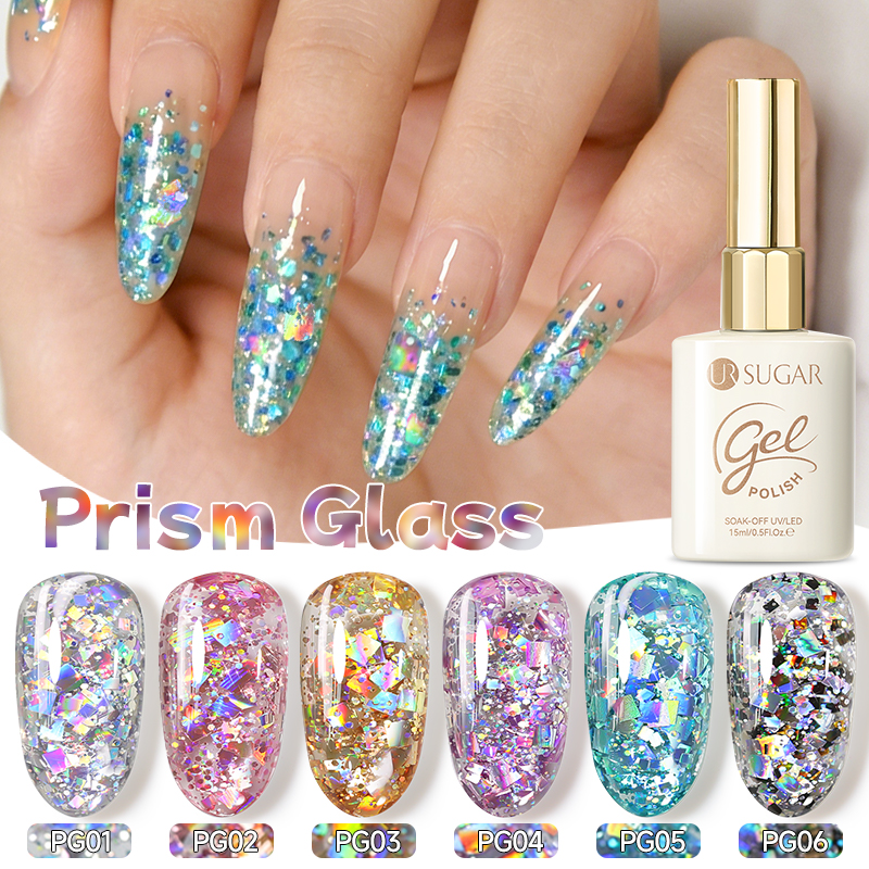 UR SUGAR 6PCS Chunky Glitter G - đánh giá và giá Resin Glitter Pack