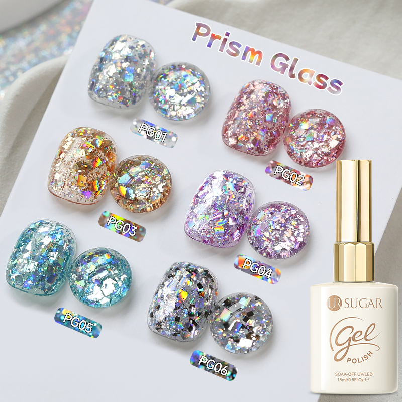 UR SUGAR 6PCS Chunky Glitter G - đánh giá và giá Resin Glitter Pack