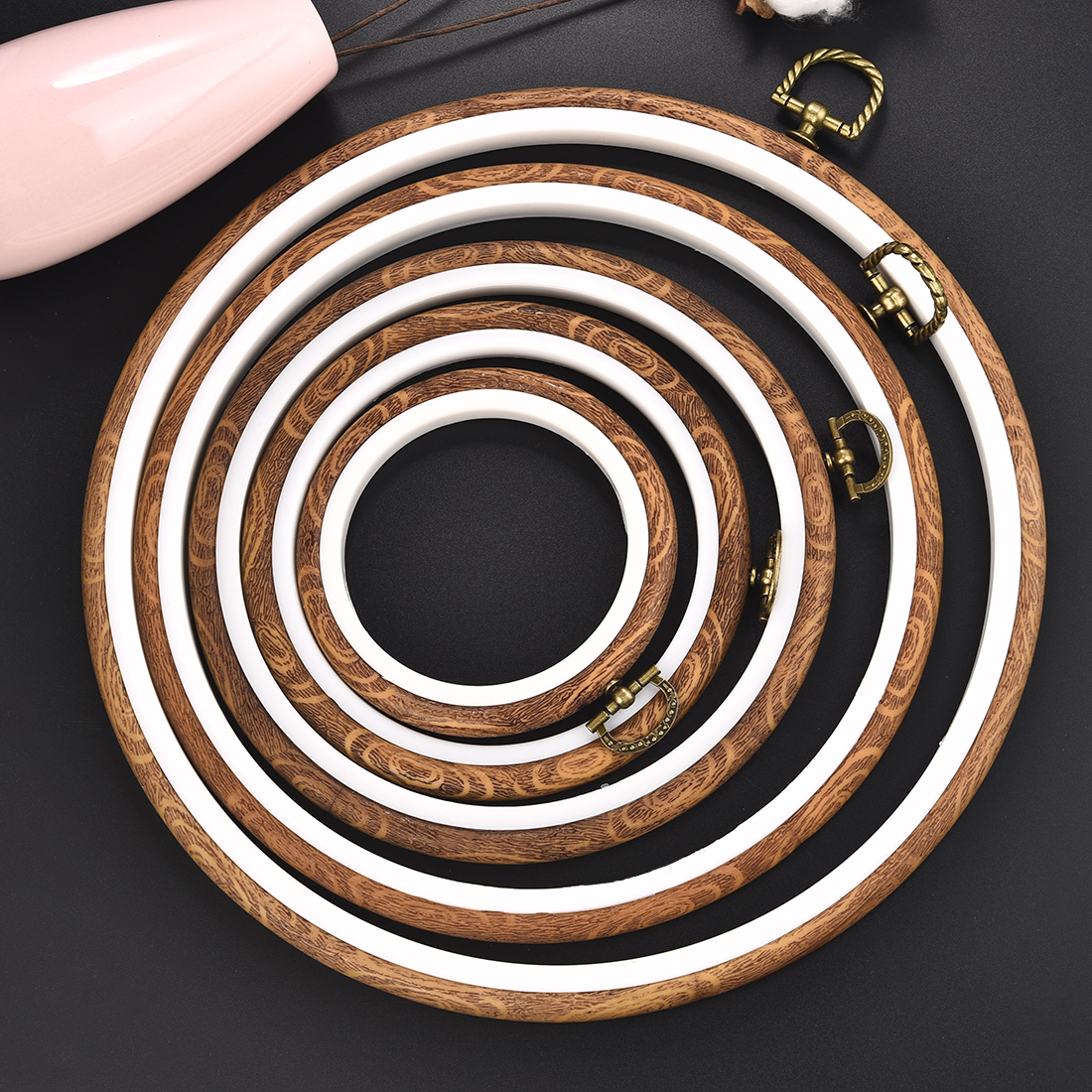 Imitated Wood Round,Oval Diffe - đánh giá và giá Wood Ring Blank