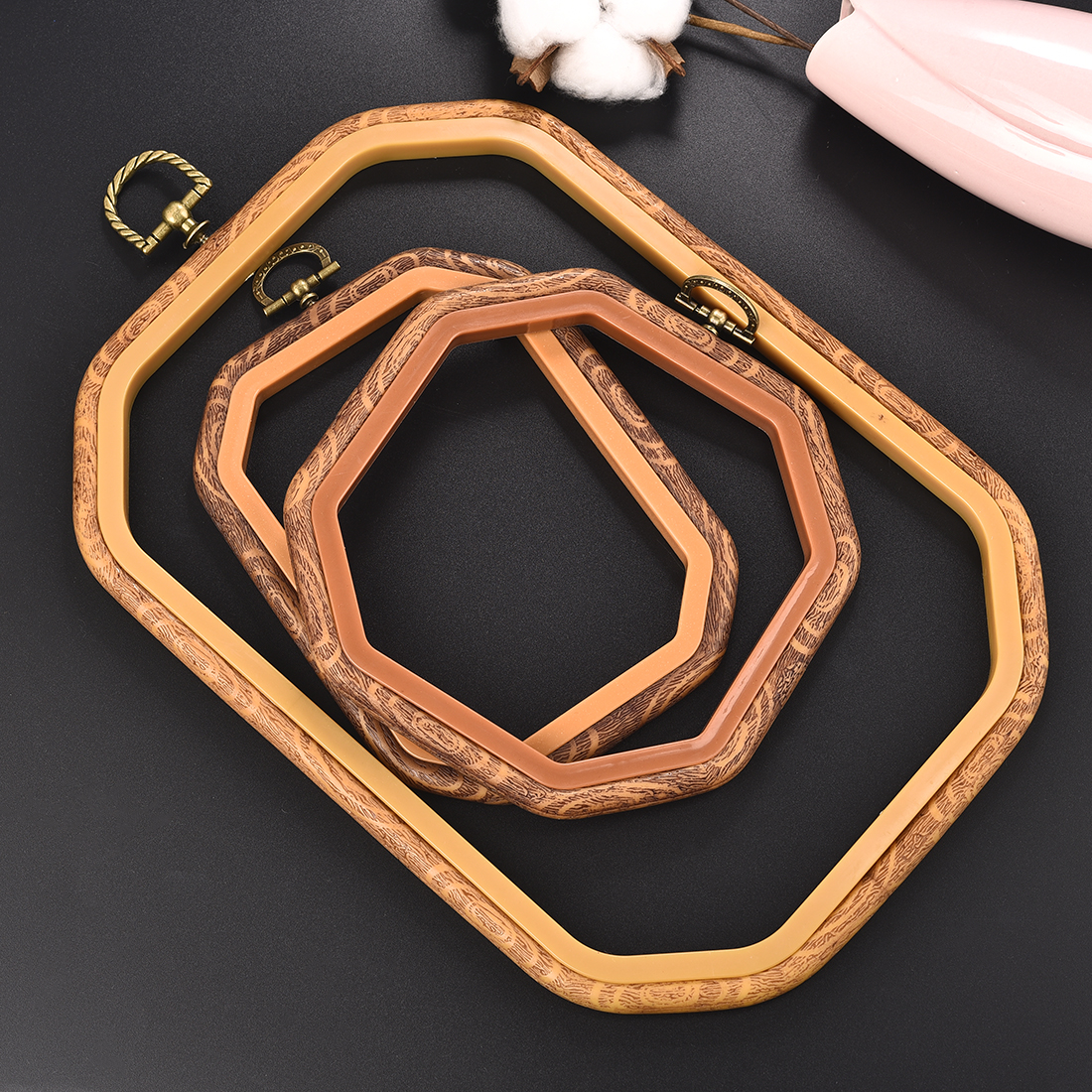 Imitated Wood Round,Oval Diffe - đánh giá và giá Wood Ring Blank