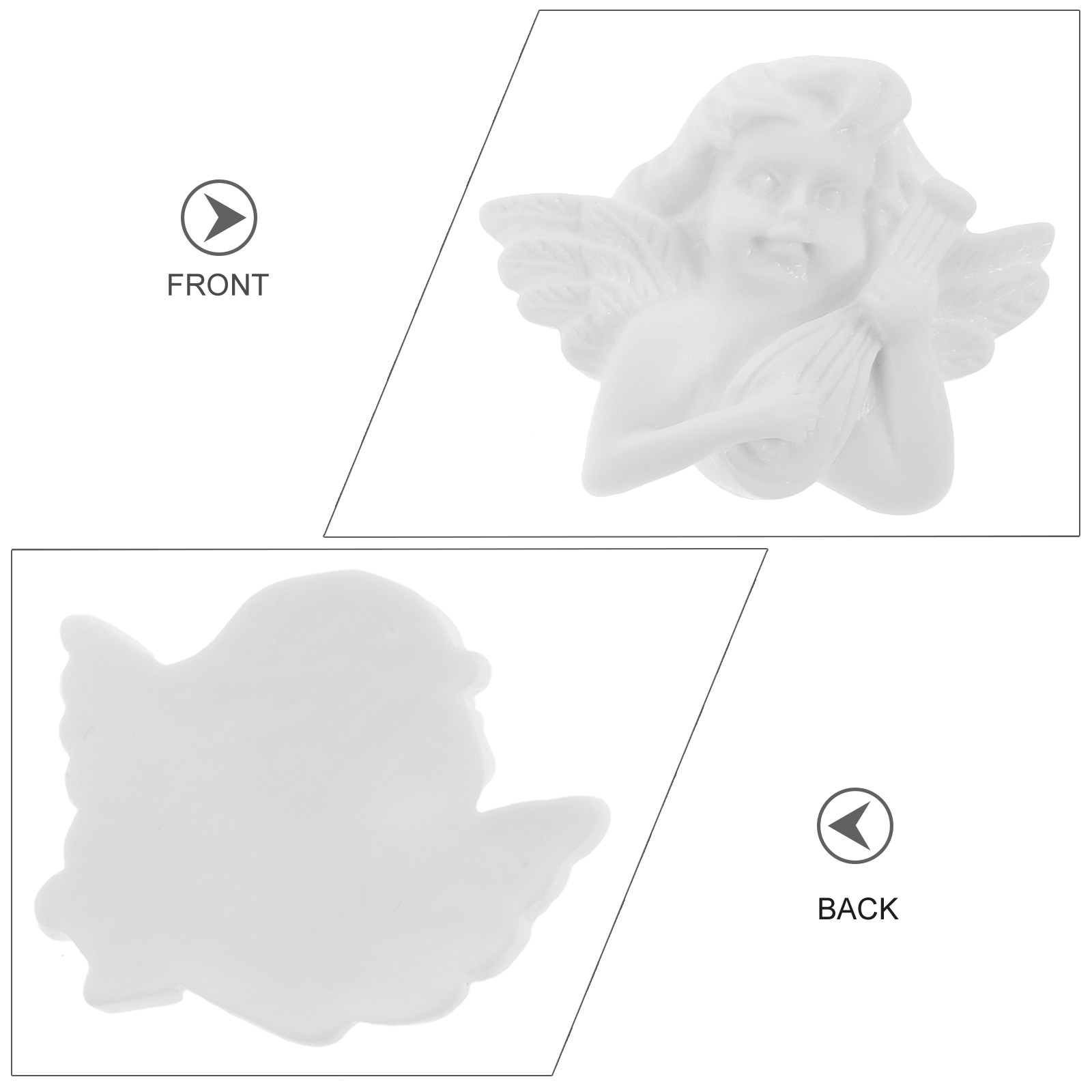 Mini Resin Angel Embellishment - đánh giá và giá Resin Craft Supplies