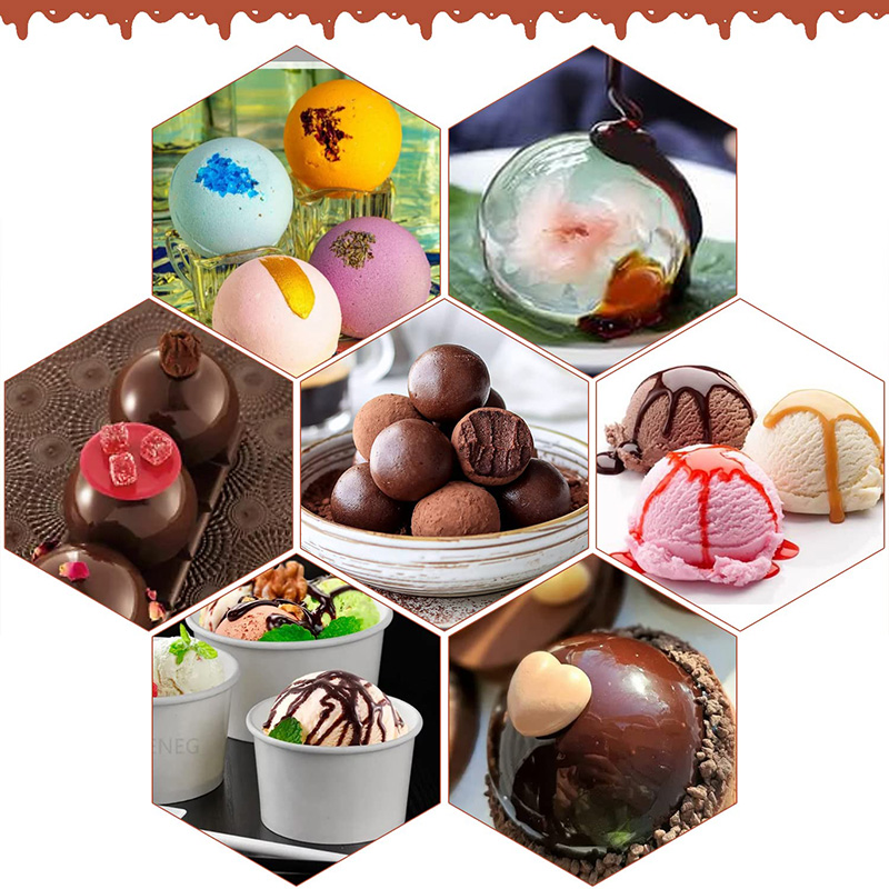 6 Cavities Semicircle Silicone - đánh giá và giá Coaster Mold Round