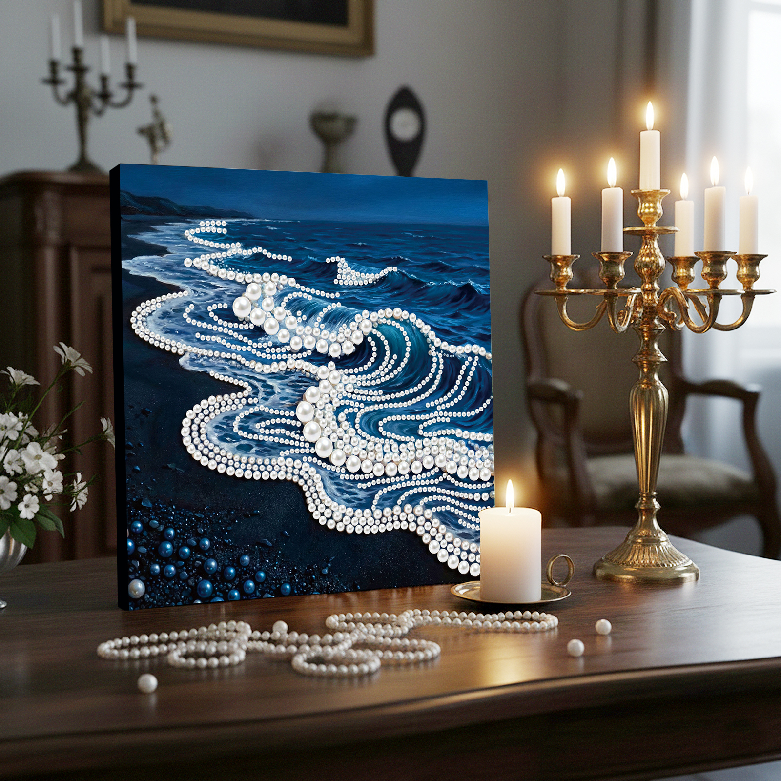 Waves DIY Pearl Painting Kit w - đánh giá và giá Resin Craft For Beginners