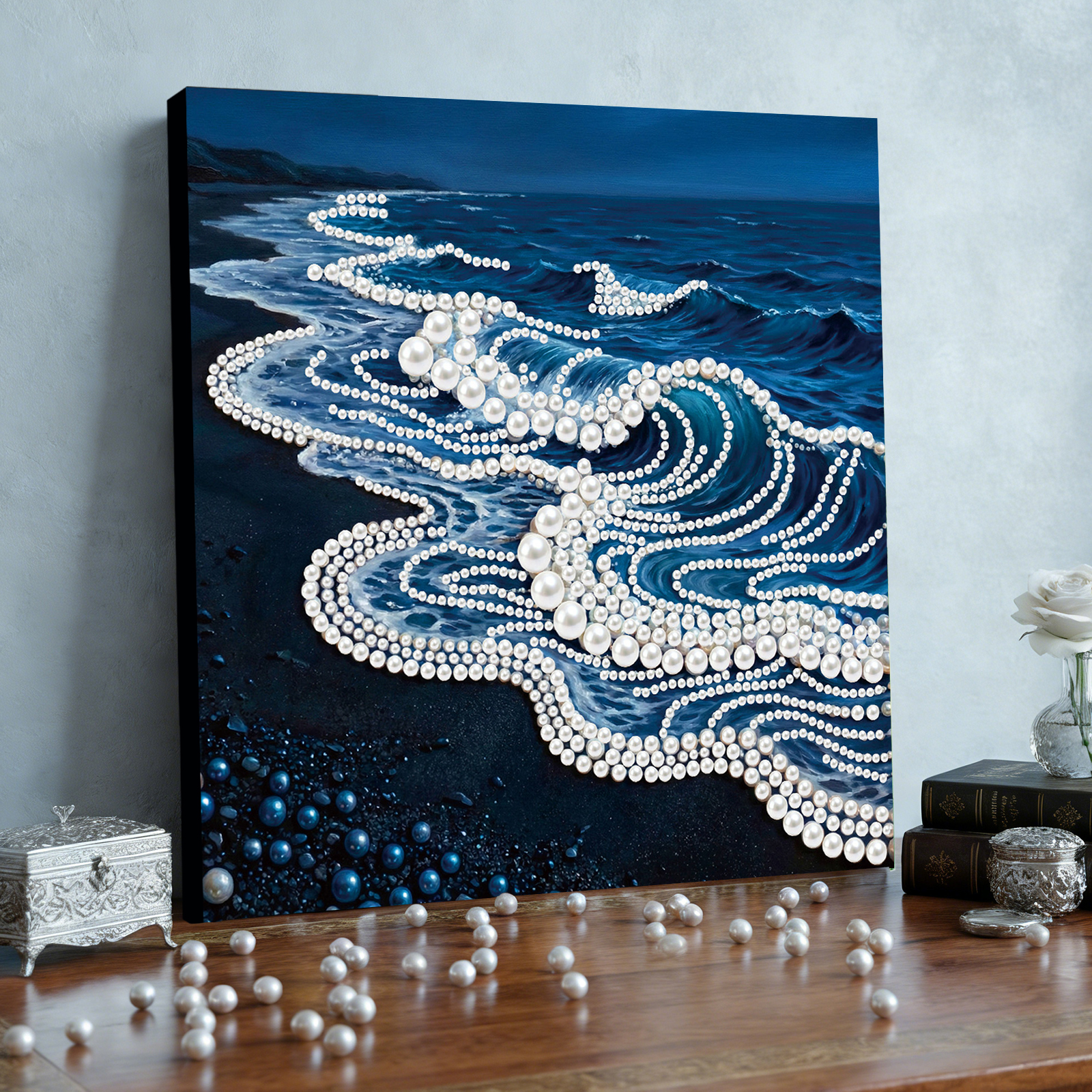 Waves DIY Pearl Painting Kit w - đánh giá và giá Resin Craft For Beginners