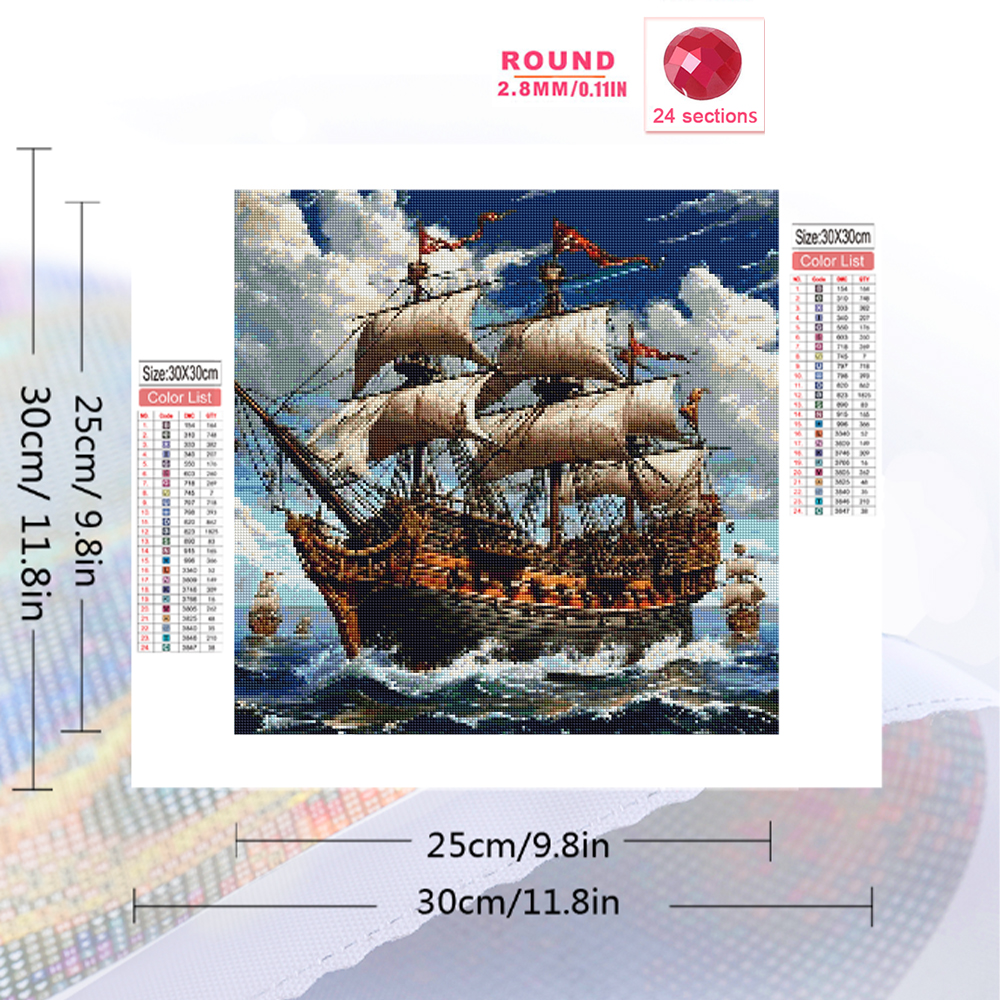 Momoart Diamond Painting Ship  - đánh giá và giá Resin Craft For Beginners