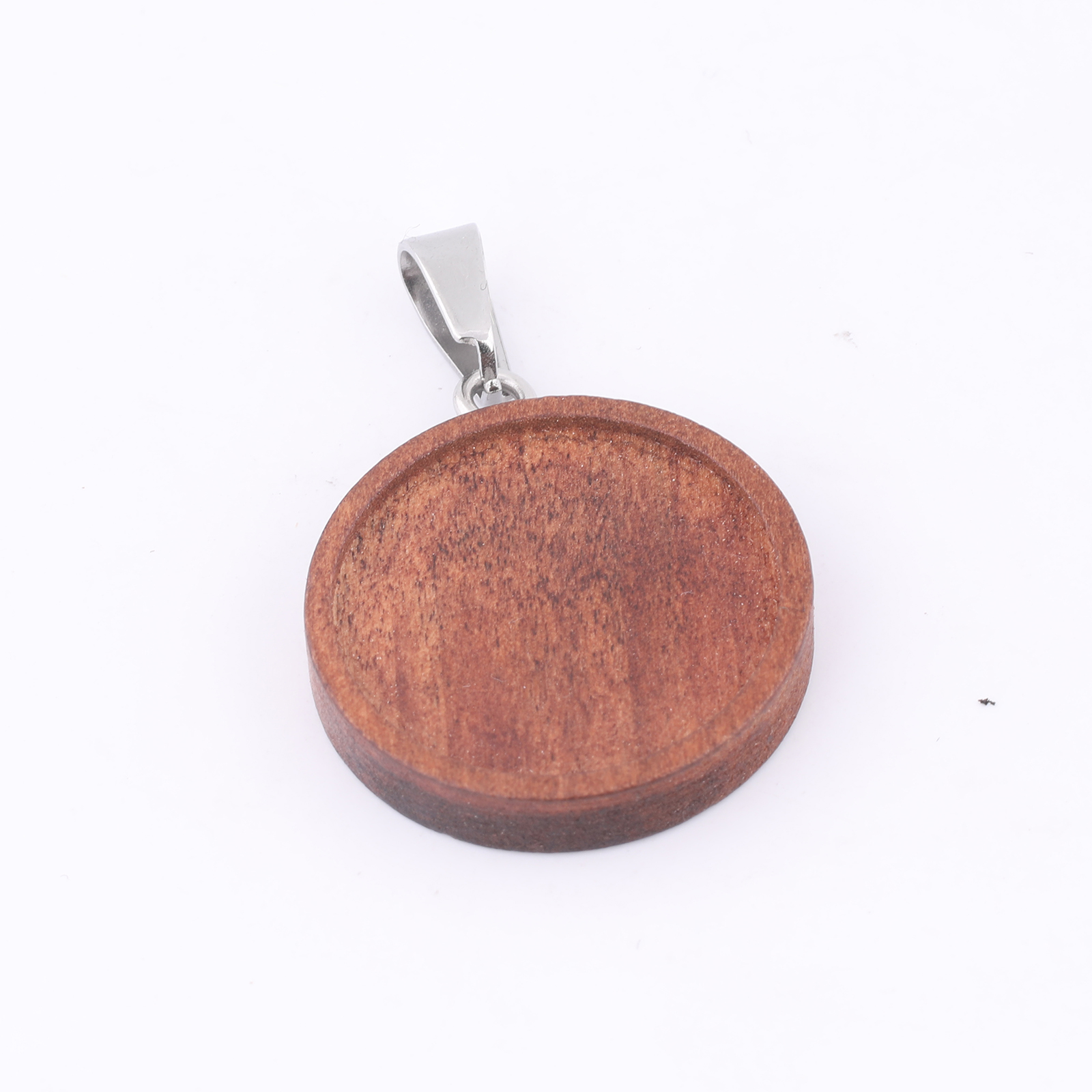 10pcs 20mm Round Wood Cabochon - đánh giá và giá Bezels Set Pendant