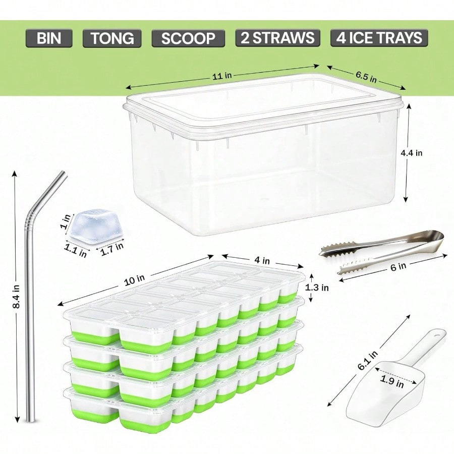 56pcs Tray With Lid And Bin –  - đánh giá và giá Silicone Mold Tray