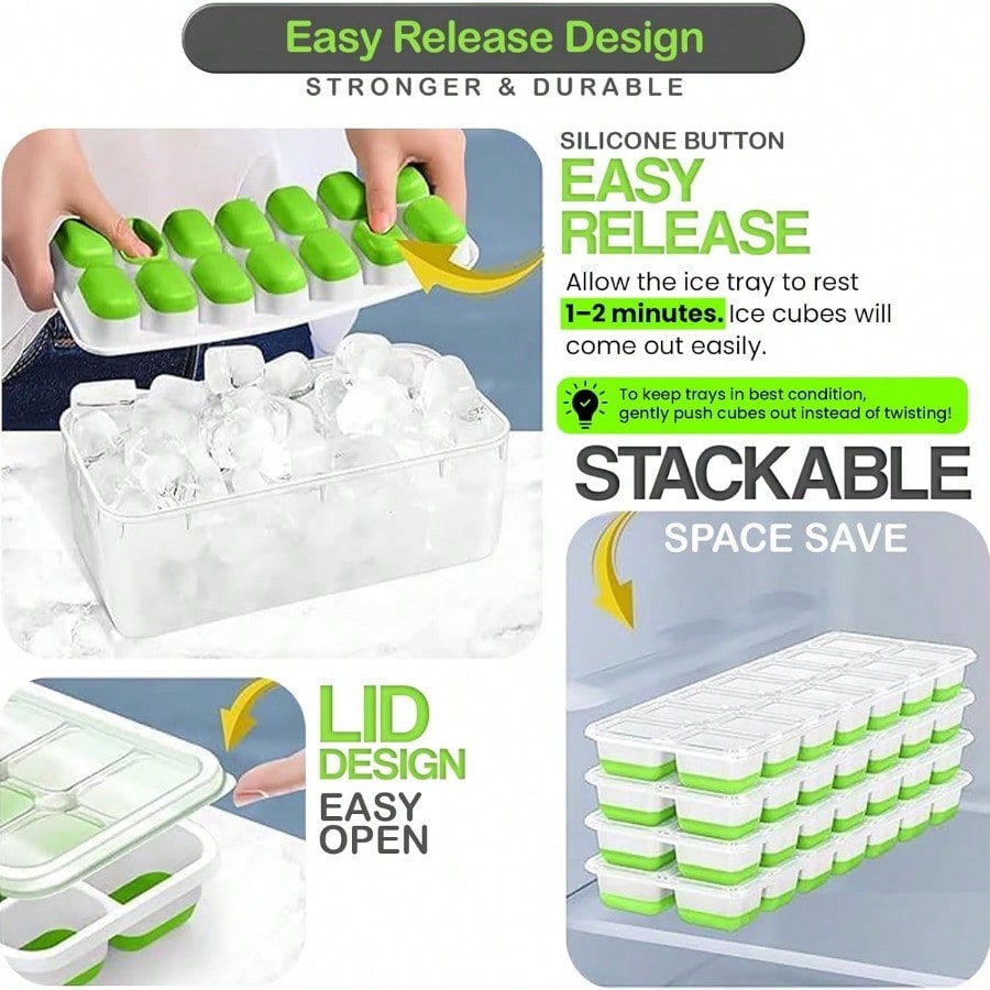 56pcs Tray With Lid And Bin –  - đánh giá và giá Silicone Mold Tray