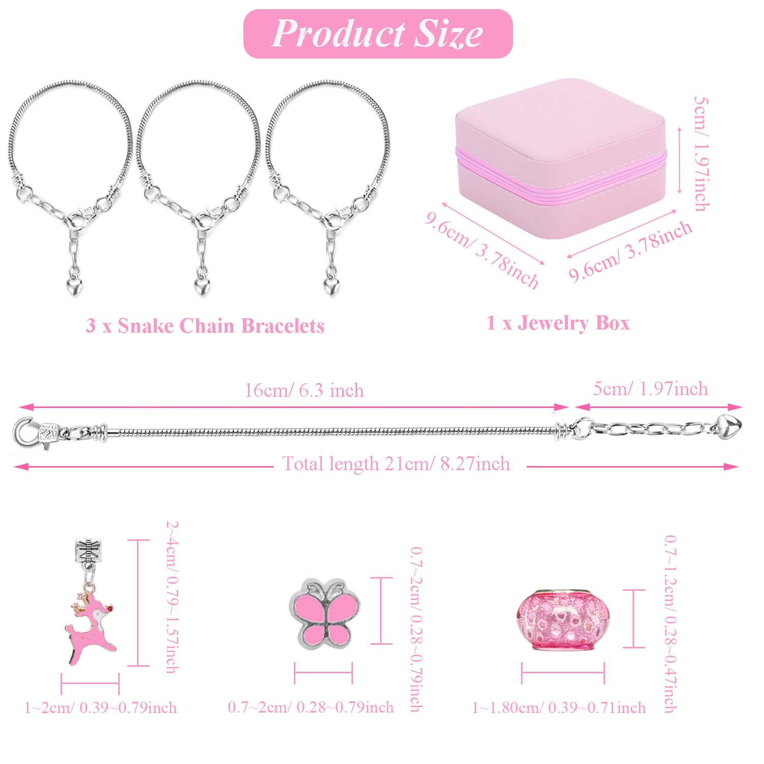68pcs pink beaded jewelry set, - đánh giá và giá Resin Craft Projects