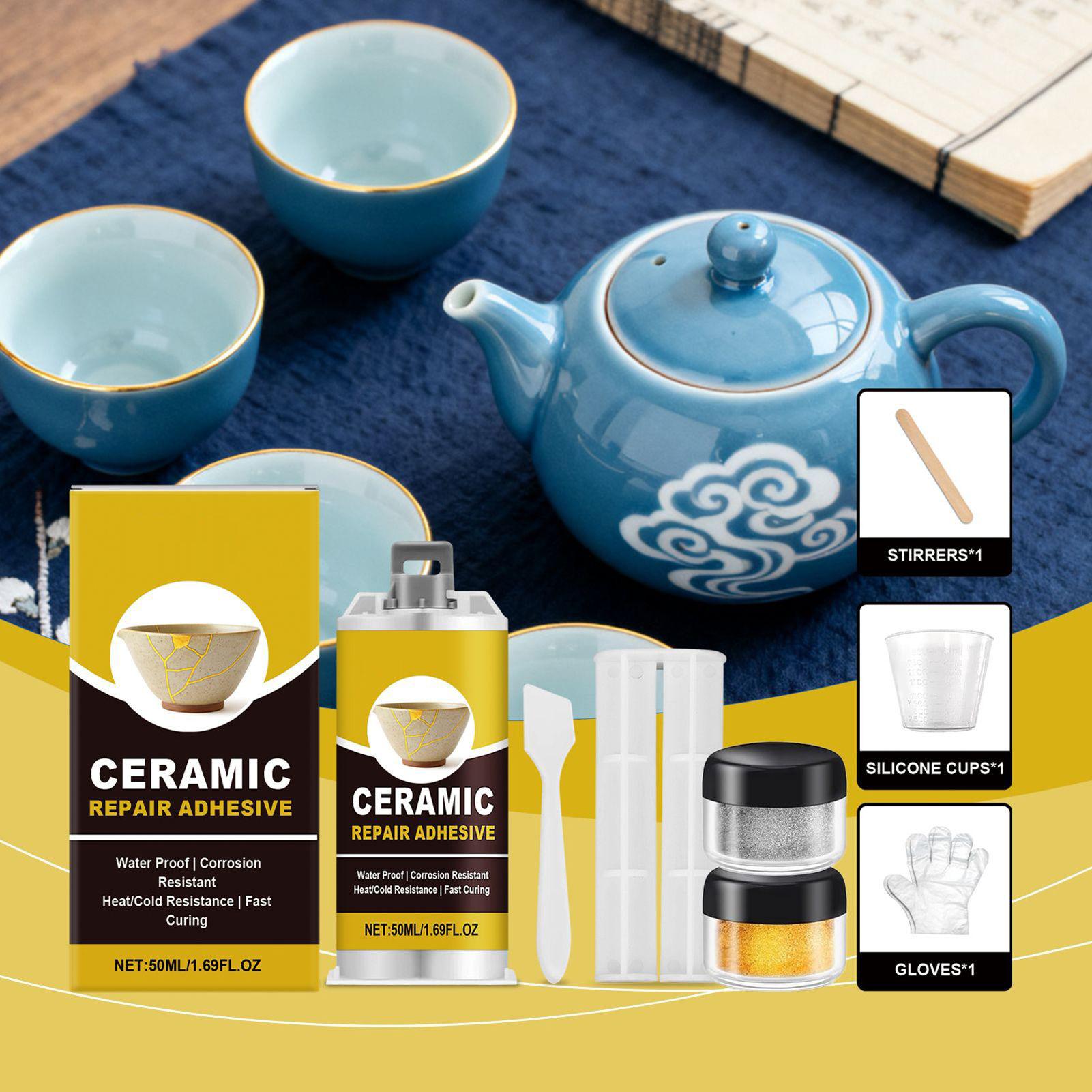 Ceramic Glass Repair Kit Epoxy - đánh giá và giá Resin Craft Workshop
