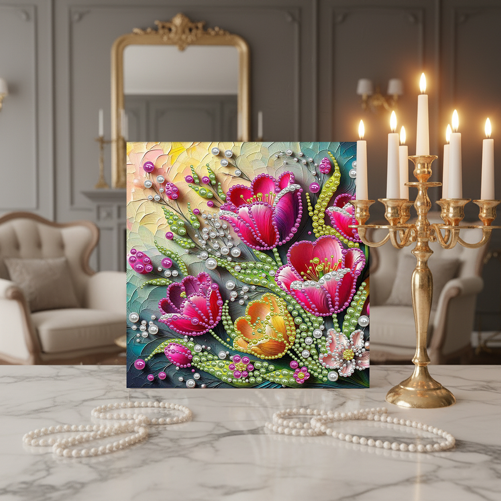 DIY Pearl Gem Paintings Pictur - đánh giá và giá Resin Craft For Beginners