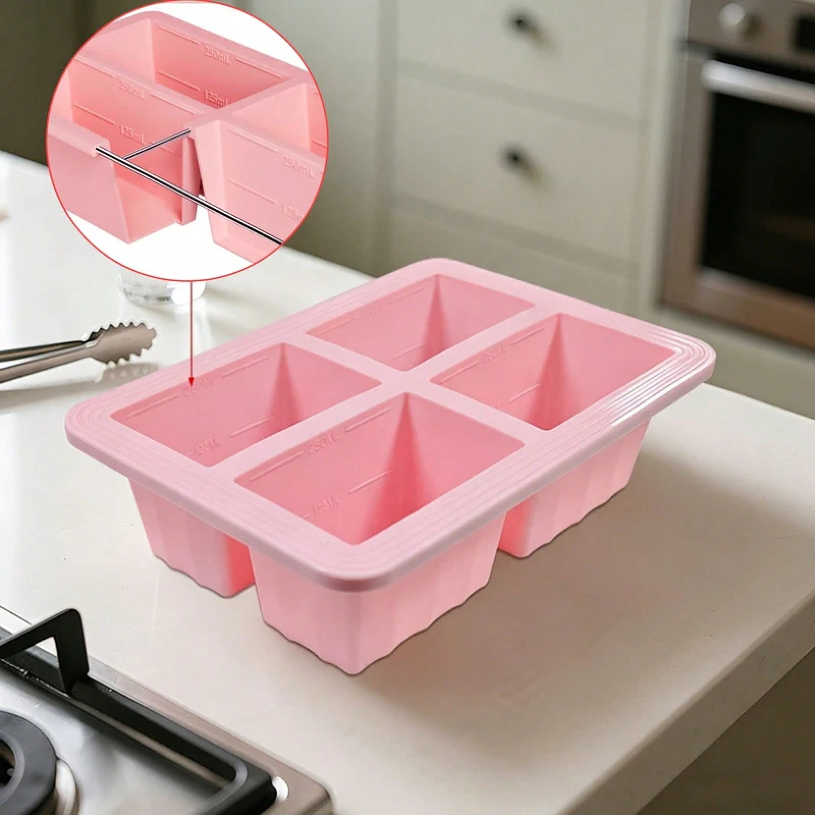 Reusable Silicone Soup Freezer - đánh giá và giá Silicone Mold Tray