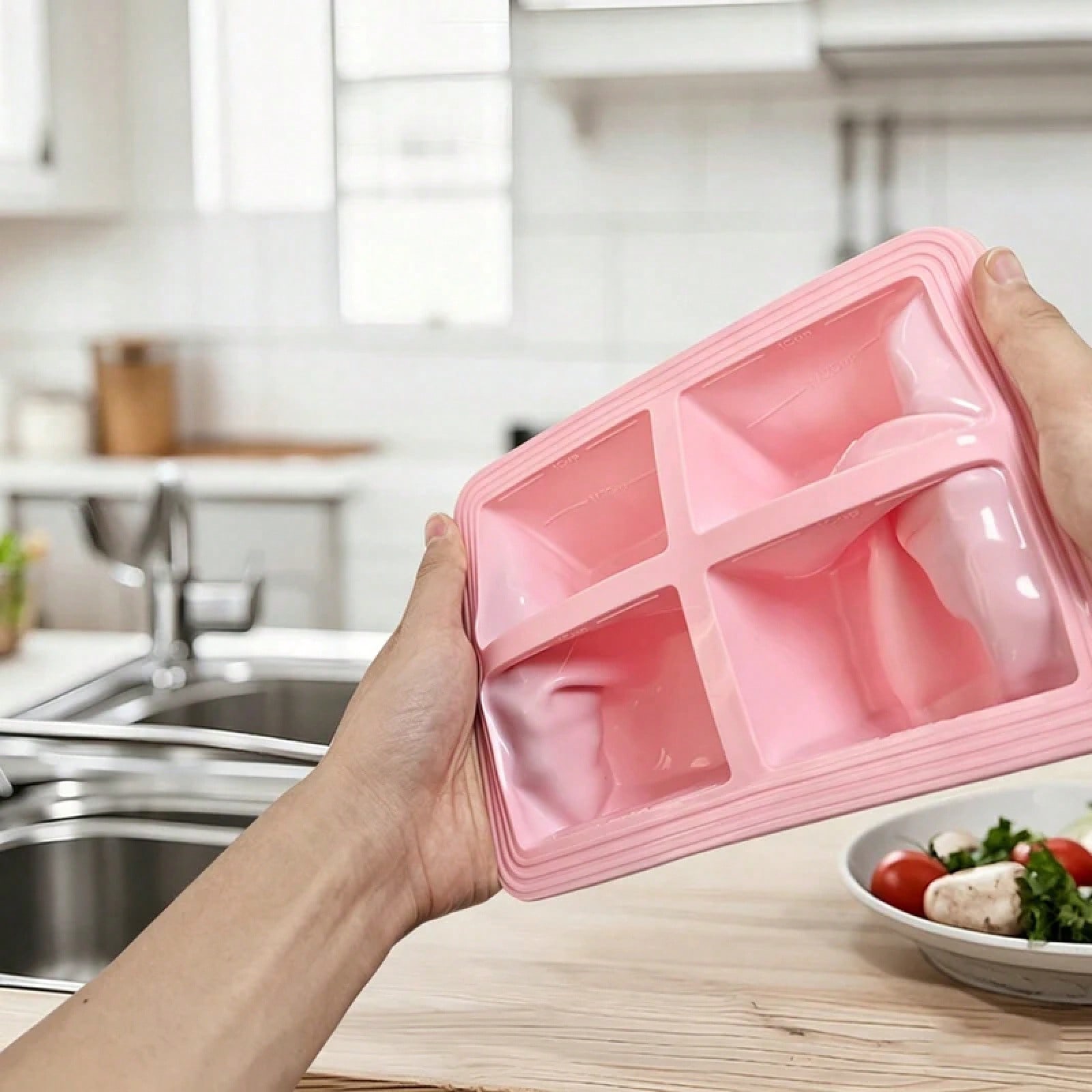 Reusable Silicone Soup Freezer - đánh giá và giá Silicone Mold Tray