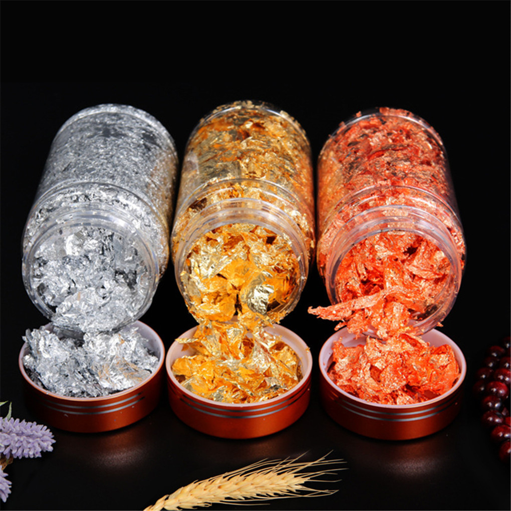 Shiny Genuine Gold Leaf Schabi - đánh giá và giá Gold Foil Flakes