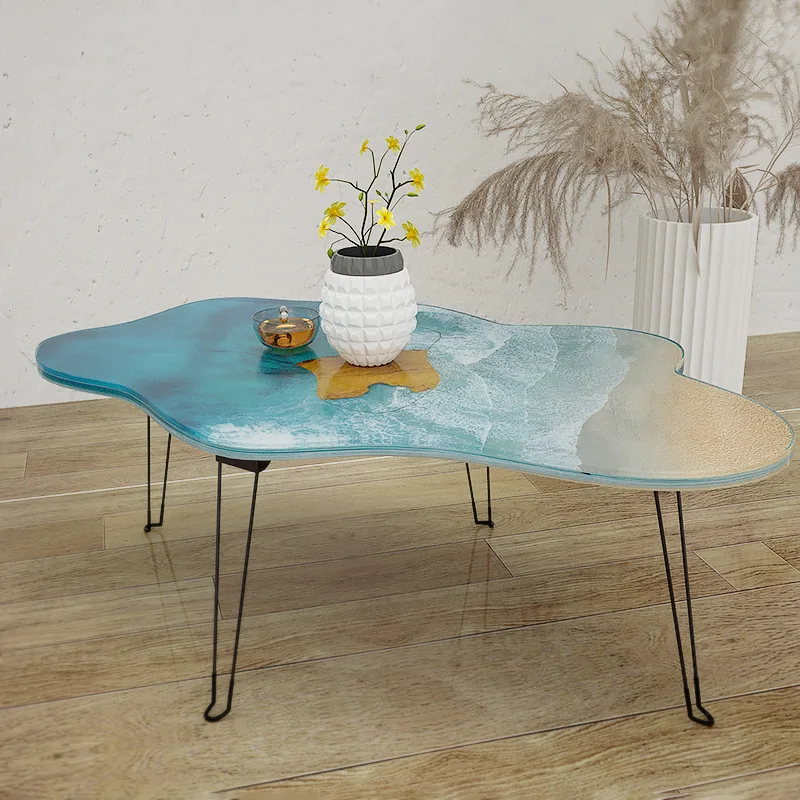 Large 61cm Irregular tray epox - đánh giá và giá Resin Ocean Wave Mold