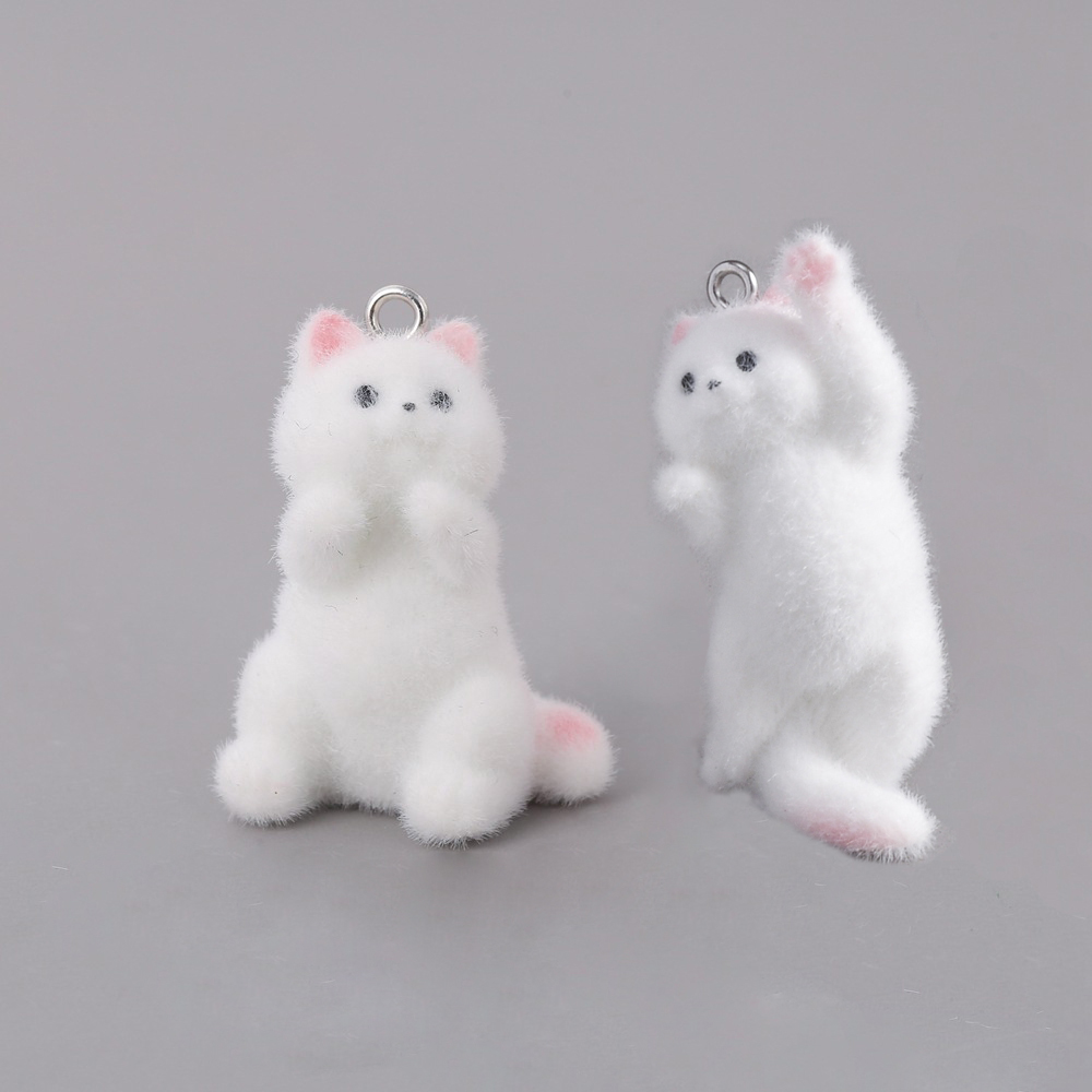 2pcs Flocking Little Cat Resin - đánh giá và giá Resin Craft Projects