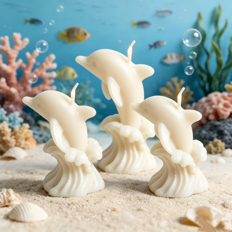 3D Whale & Dolphin with Wave S - đánh giá và giá Resin Ocean Wave Mold