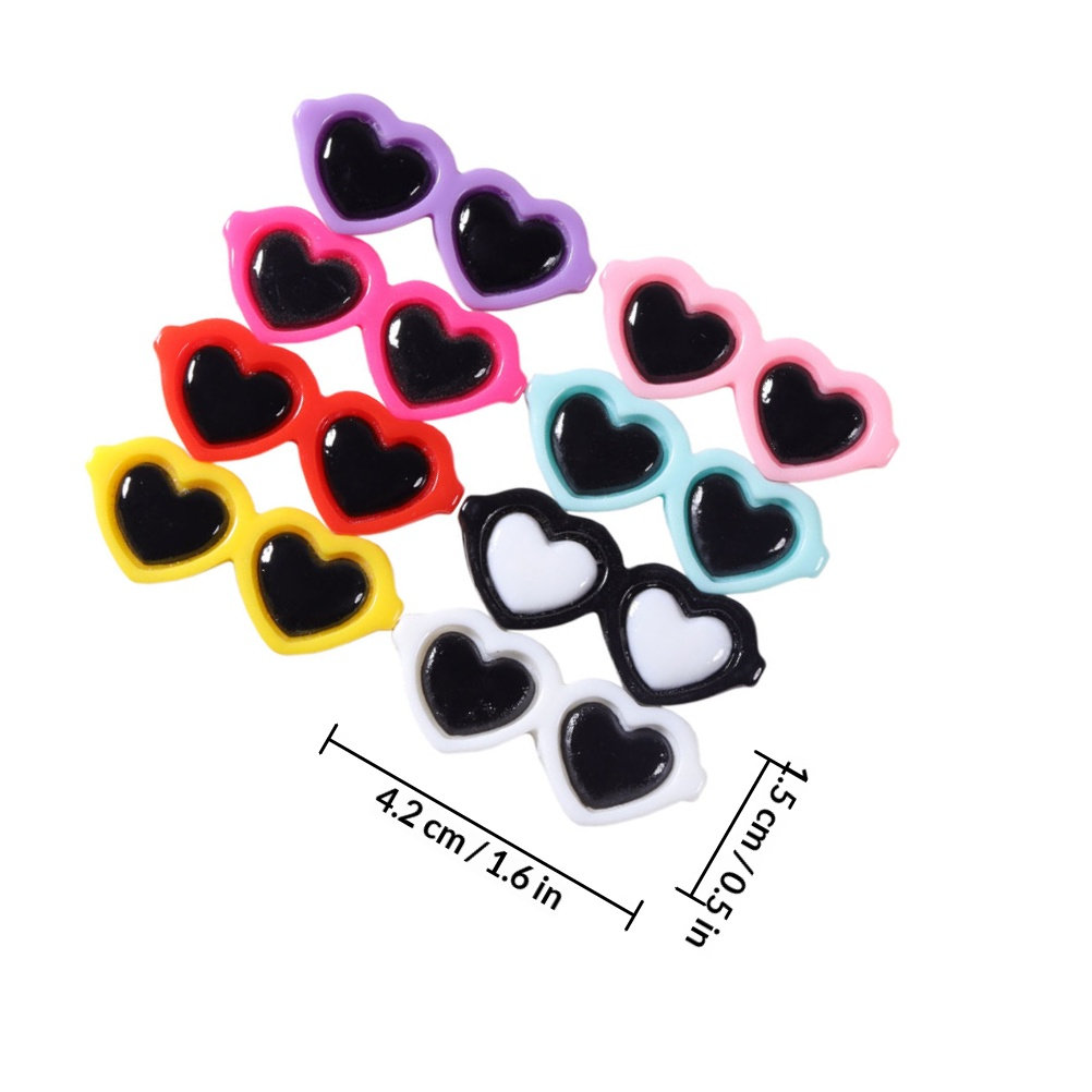 50Pcs Delicate Glasses Resin C - đánh giá và giá Resin Craft Supplies