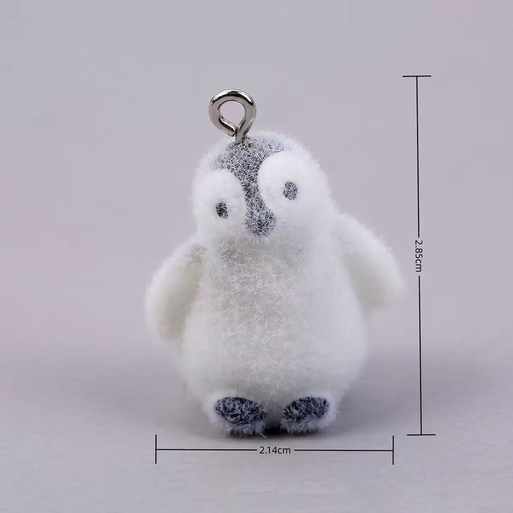 5pcs Flocking Small Penguin Re - đánh giá và giá Resin Craft Projects