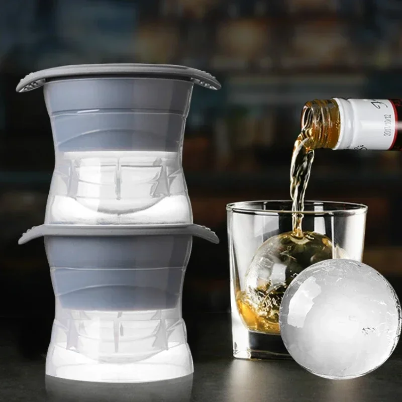 1/2Pcs Big Size Ice Ball Mold  - đánh giá và giá Coaster Mold Round