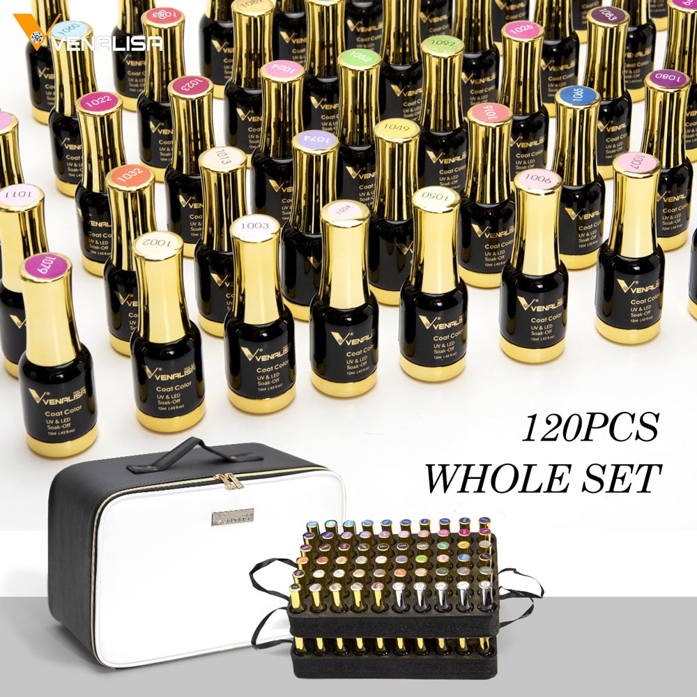 120pcs*12ml VENALISA Gel Varni - đánh giá và giá Resin Glitter Pack