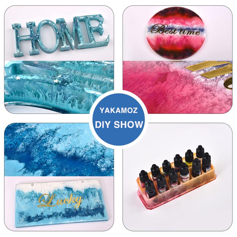 1 Set Epoxy Resin Pigment Kit  - đánh giá và giá Resin Dye Alcohol