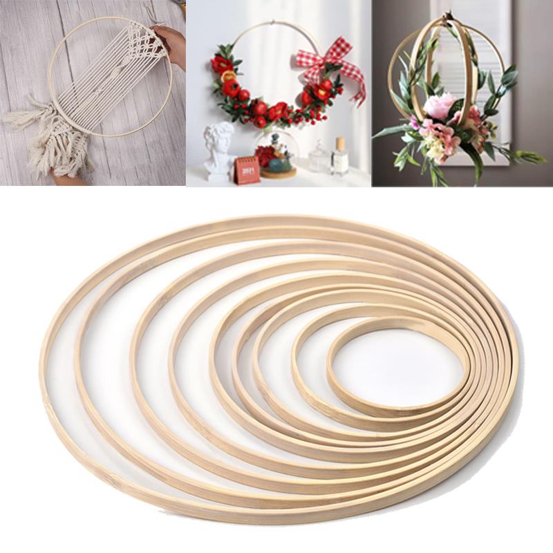 1/5Pcs 8-33cm Wooden DIY Handm - đánh giá và giá Wood Ring Blank