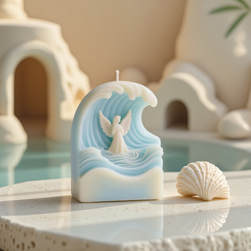 2pcs Wave Angel Silicone Mold  - đánh giá và giá Resin Ocean Wave Mold