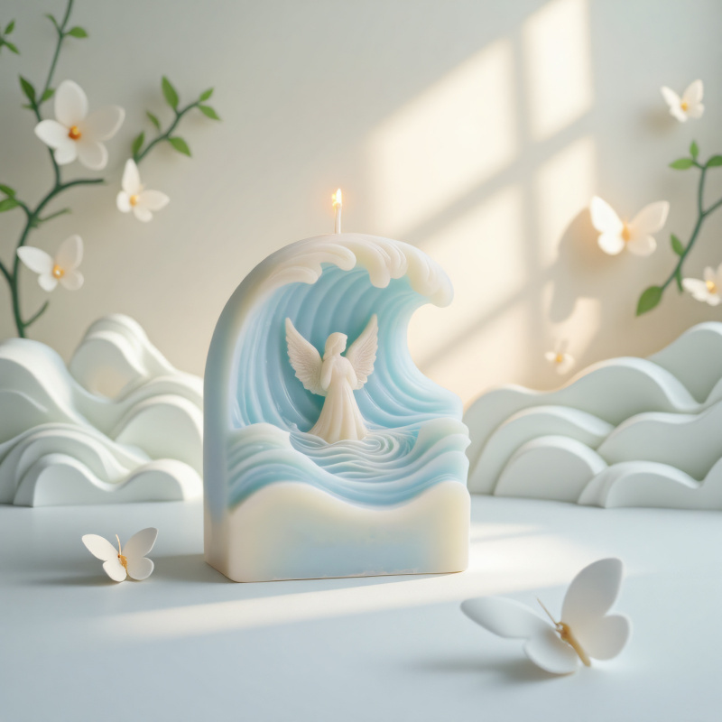 2pcs Wave Angel Silicone Mold  - đánh giá và giá Resin Ocean Wave Mold
