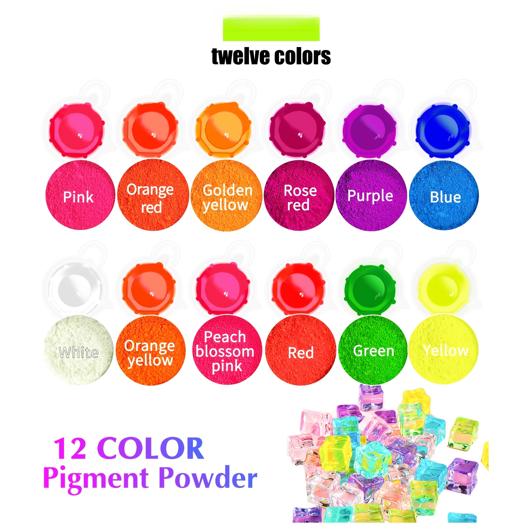 Fluorescent Powder/Neon Resin  - đánh giá và giá Resin Pigment Set